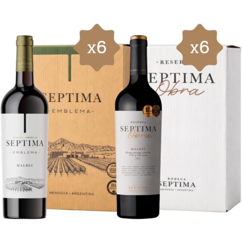Pack Bodega Séptima x12 Botellas – Obra + Emblema