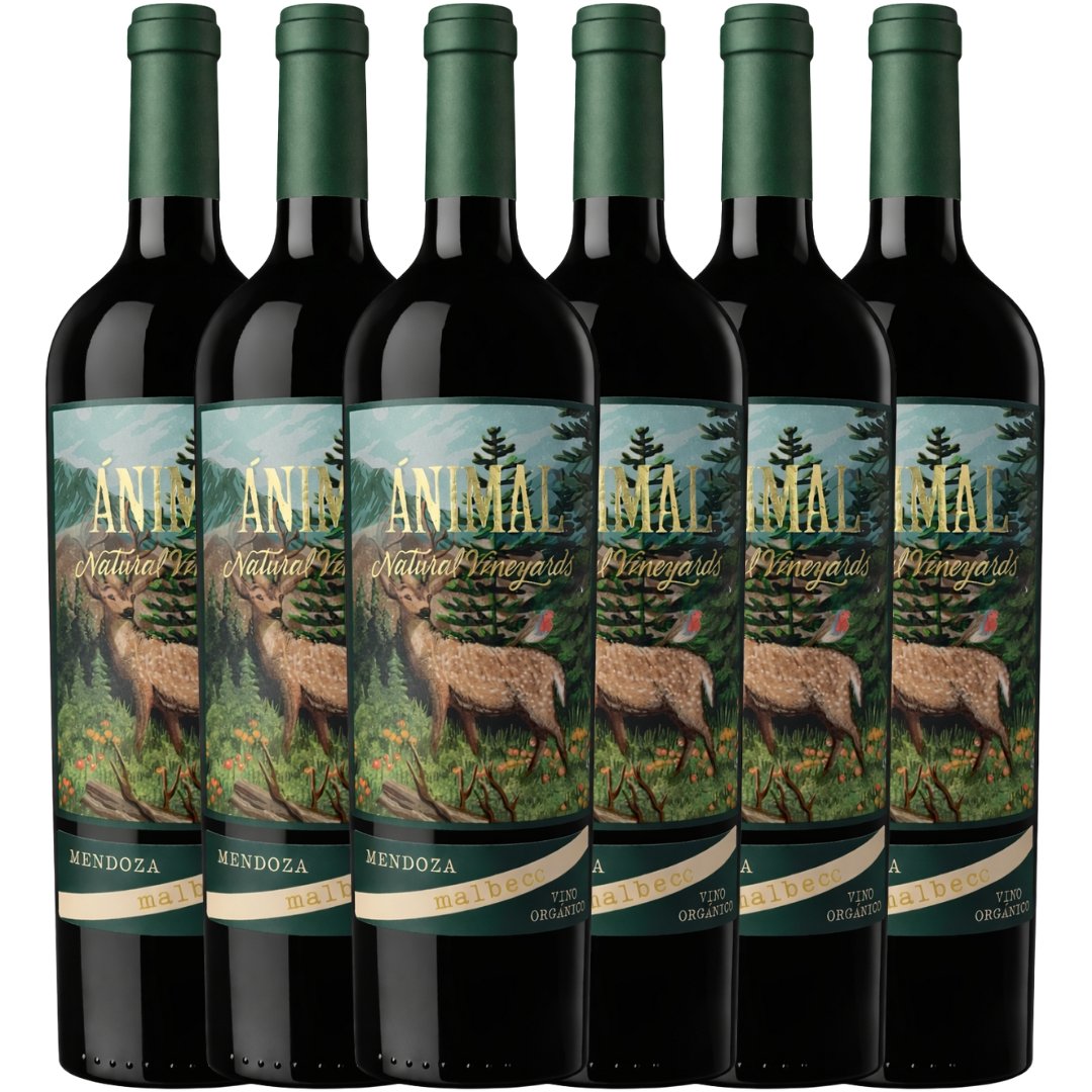 Vino Animal Orgánico Malbec x6