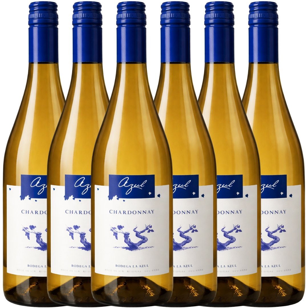 Vino Azul Chardonnay 750ml x6 unidades
