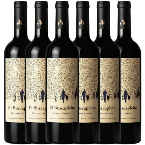 Vino El Buscapleito Bonarda 750ml x6 unidades