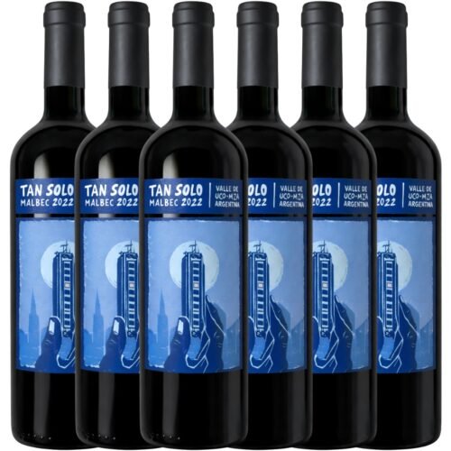 Vino Tan Solo Malbec 750ml x6 unidades