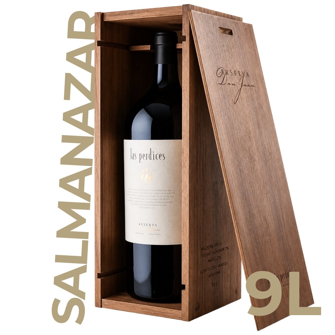 don juan salmanazar botella 9 litros cofre madera