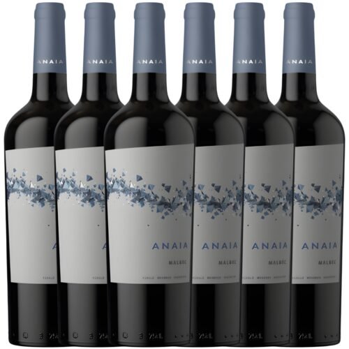 Vino Anaia Malbec 750ml x6 unidades
