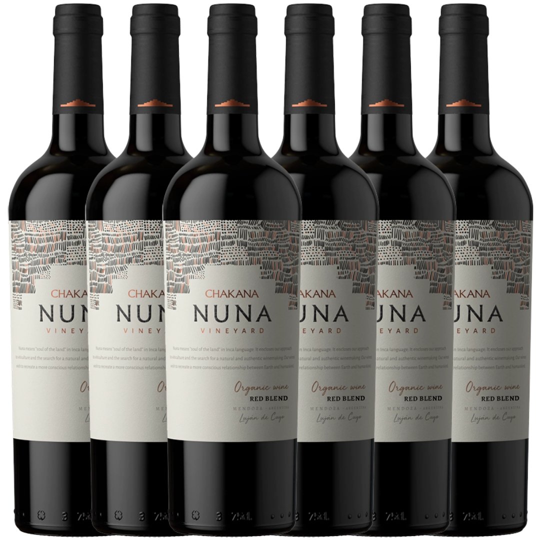Vino Chakana Nuna Malbec 750ml x6 unidades