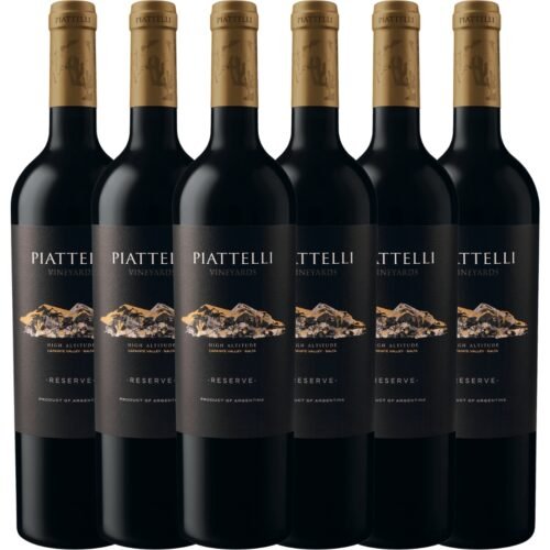 Vino Piattelli Reserva Malbec x6 unidades Salta Cafayate
