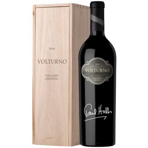 Estuche Vino Volturno Magnum 2018 Viña Cobos | Firmado Paul Hobbs | Regalo Premium