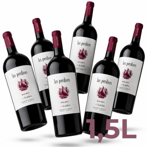 Caja Las Perdices Varietal Malbec Magnum 1.5 litros x6