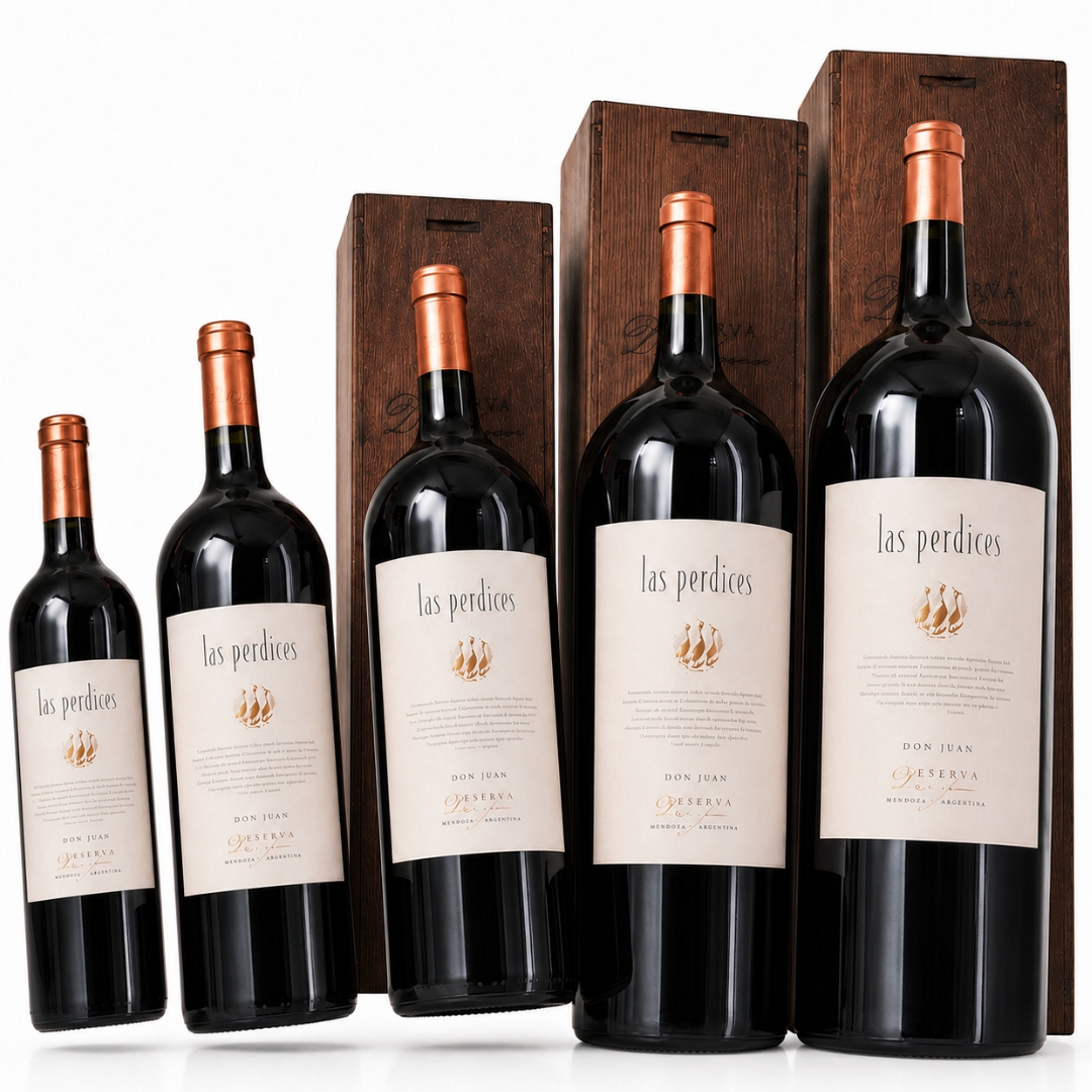 Colección Las Perdices Don Juan Reserva x5 de 750ml a 9L