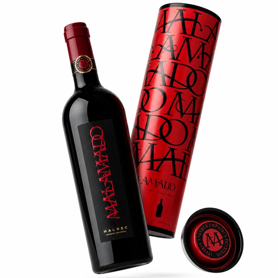 Estuche Lata Malamado Malbec Fortificado 750ml