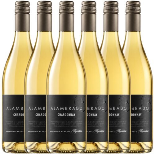 Caja x6 Vino Alambrado Chardonnay 750ml