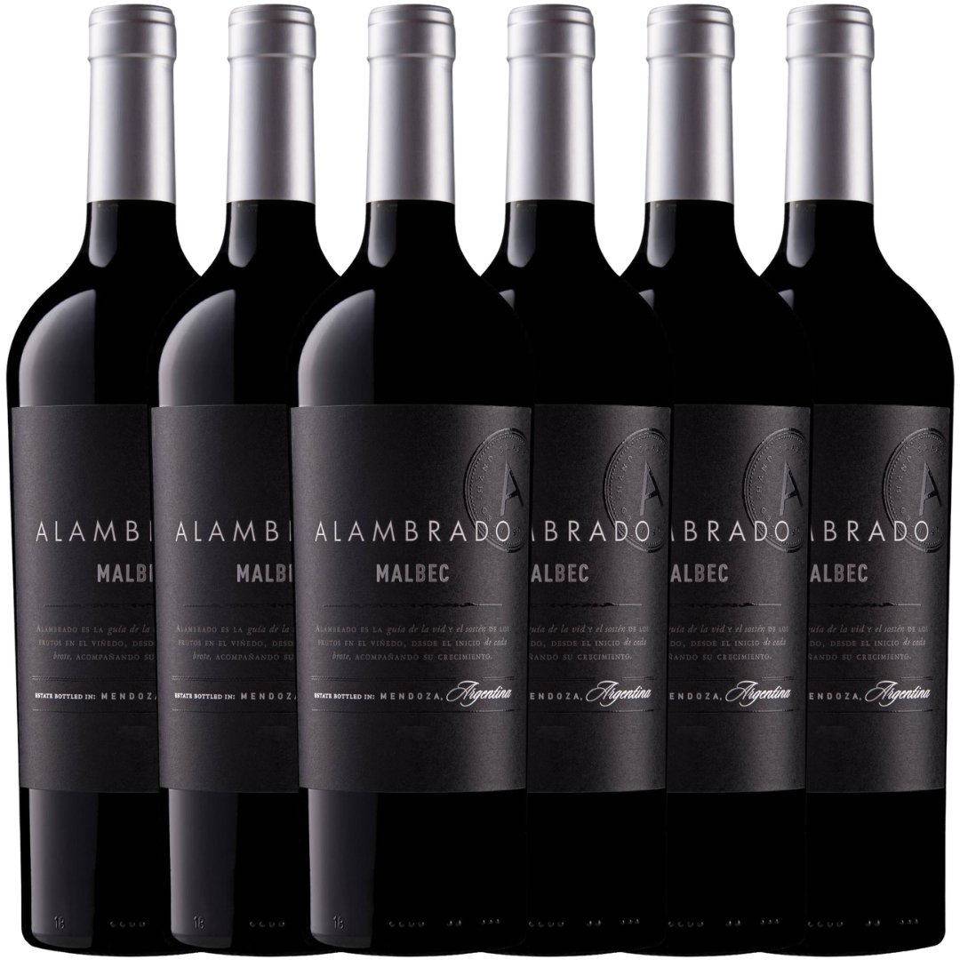 Vino Alambrado Malbec x 6 unidades