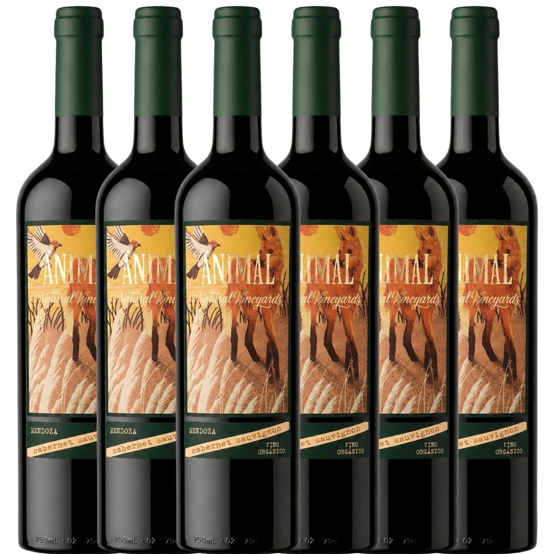 Vino Animal Orgánico Cabernet Sauvignon x6 unidades