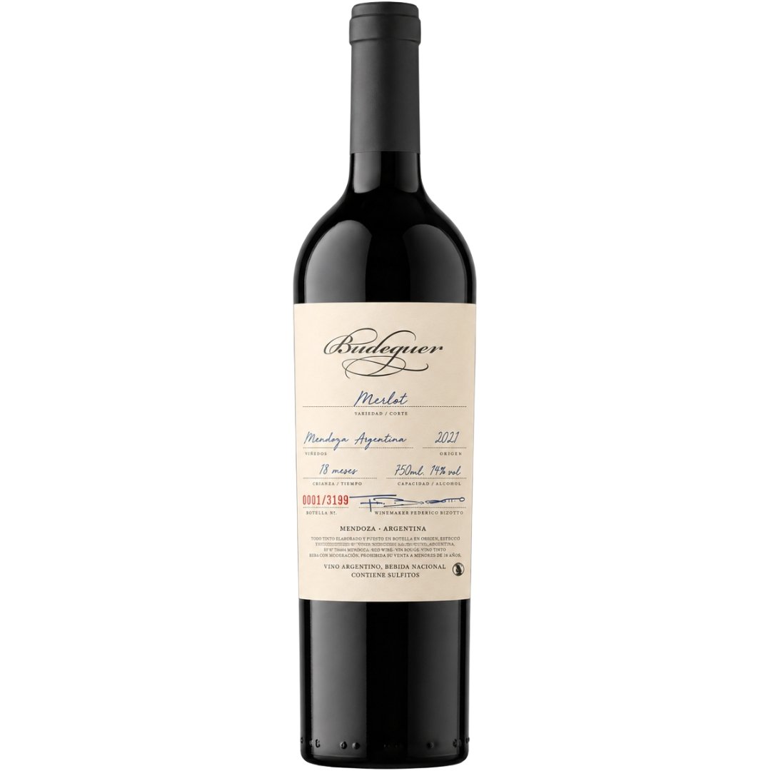 Vino Budeguer Partida Limitada Merlot 750ml