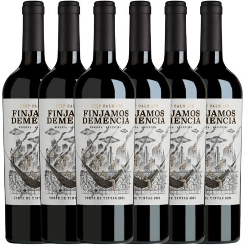 Vino Finjamos Demencia Blend de Tintas x6 unidades