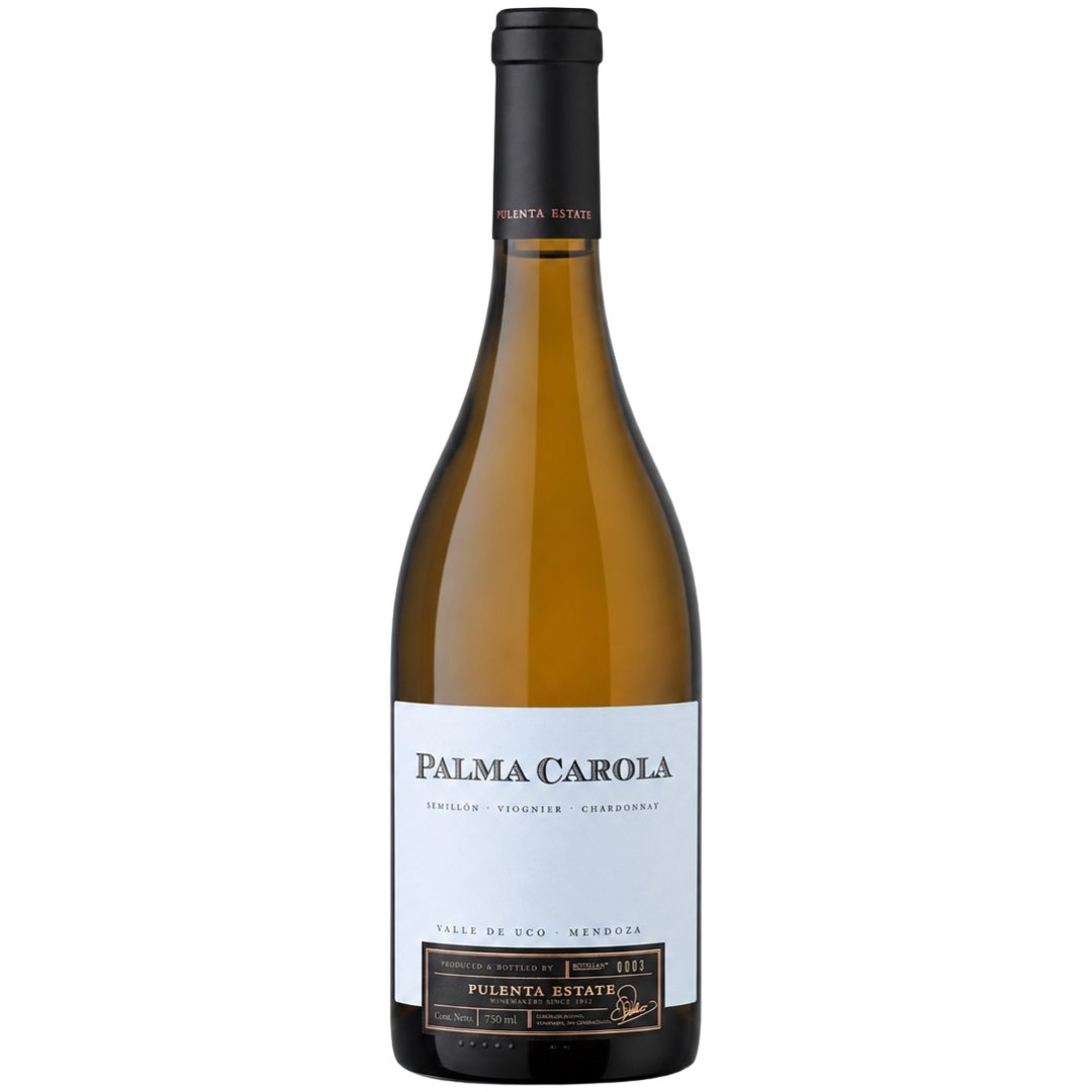 Vino Palma Carola White Blend 2017 750ml, botella de vino blanco premium argentino