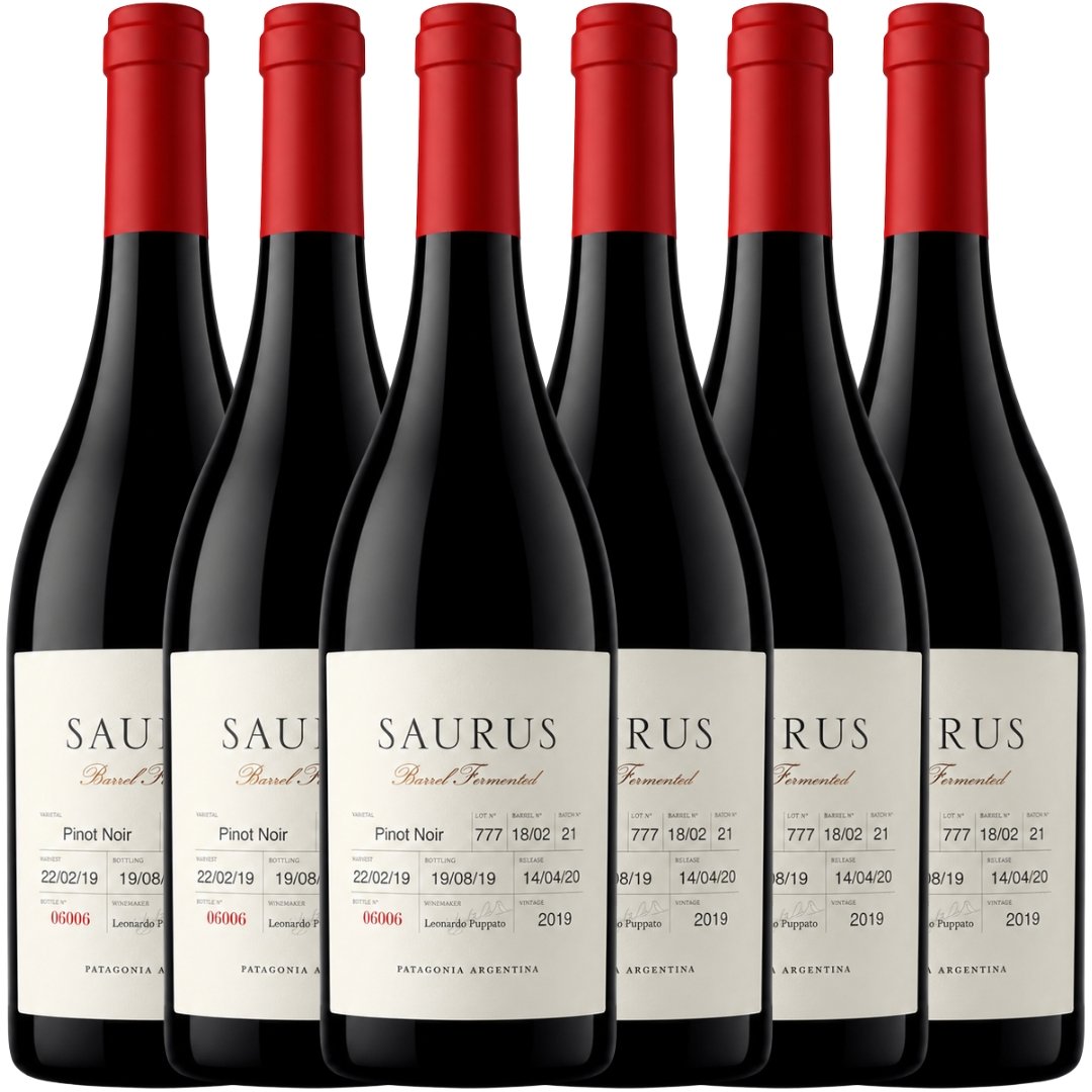 Caja Saurus Barrel Fermented Pinot Noir x6