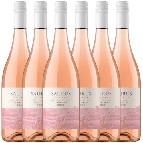 Vino Saurus Estate Pinot Noir Rosé 750ml x6 unidades
