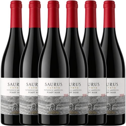 Vino Saurus Estate Pinot Noir 750ml x6 unidades