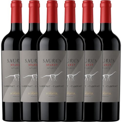Vino Saurus Select Cabernet Sauvignon-Cabernet Franc 750ml x6 unidades