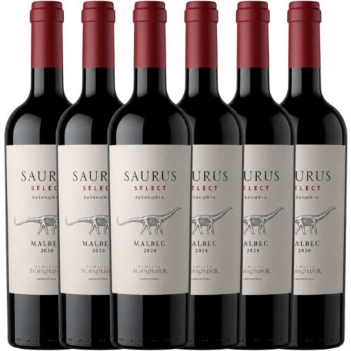 Vino Saurus Select Malbec 750ml x6 unidades