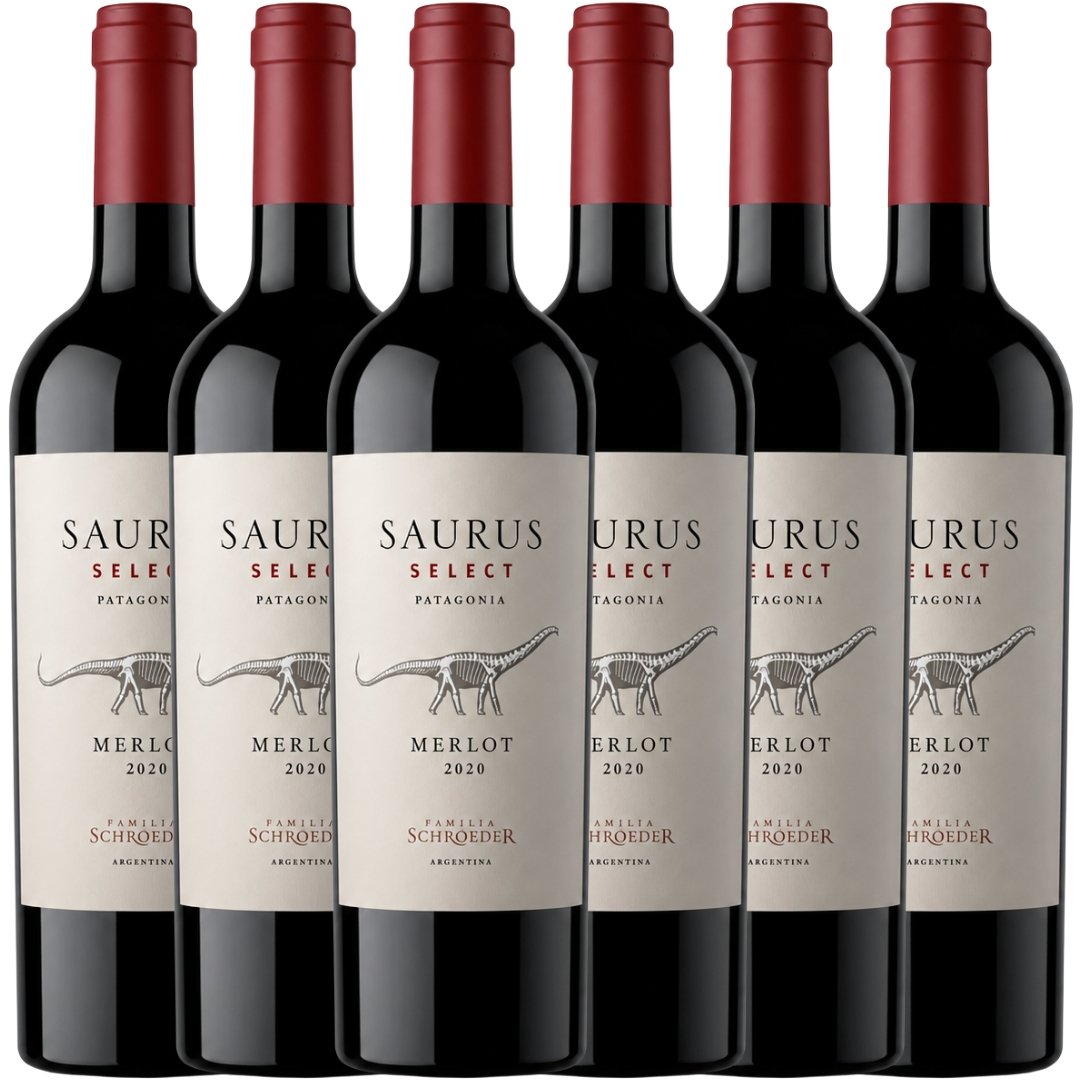 Caja Saurus Select Merlot x6