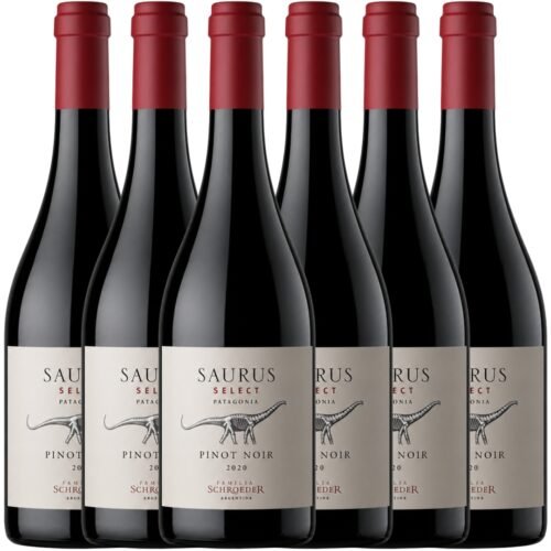 Vino Saurus Select Pinot Noir 750ml x6 unidades