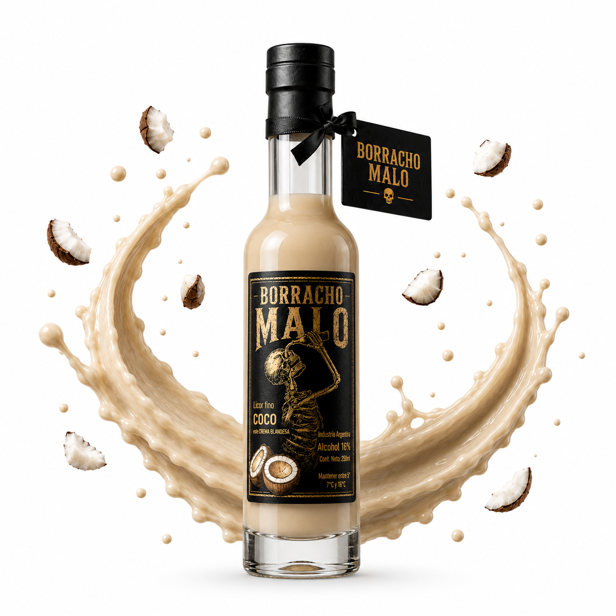 Crema Irlandesa Coco Borracho Malo 250cc
