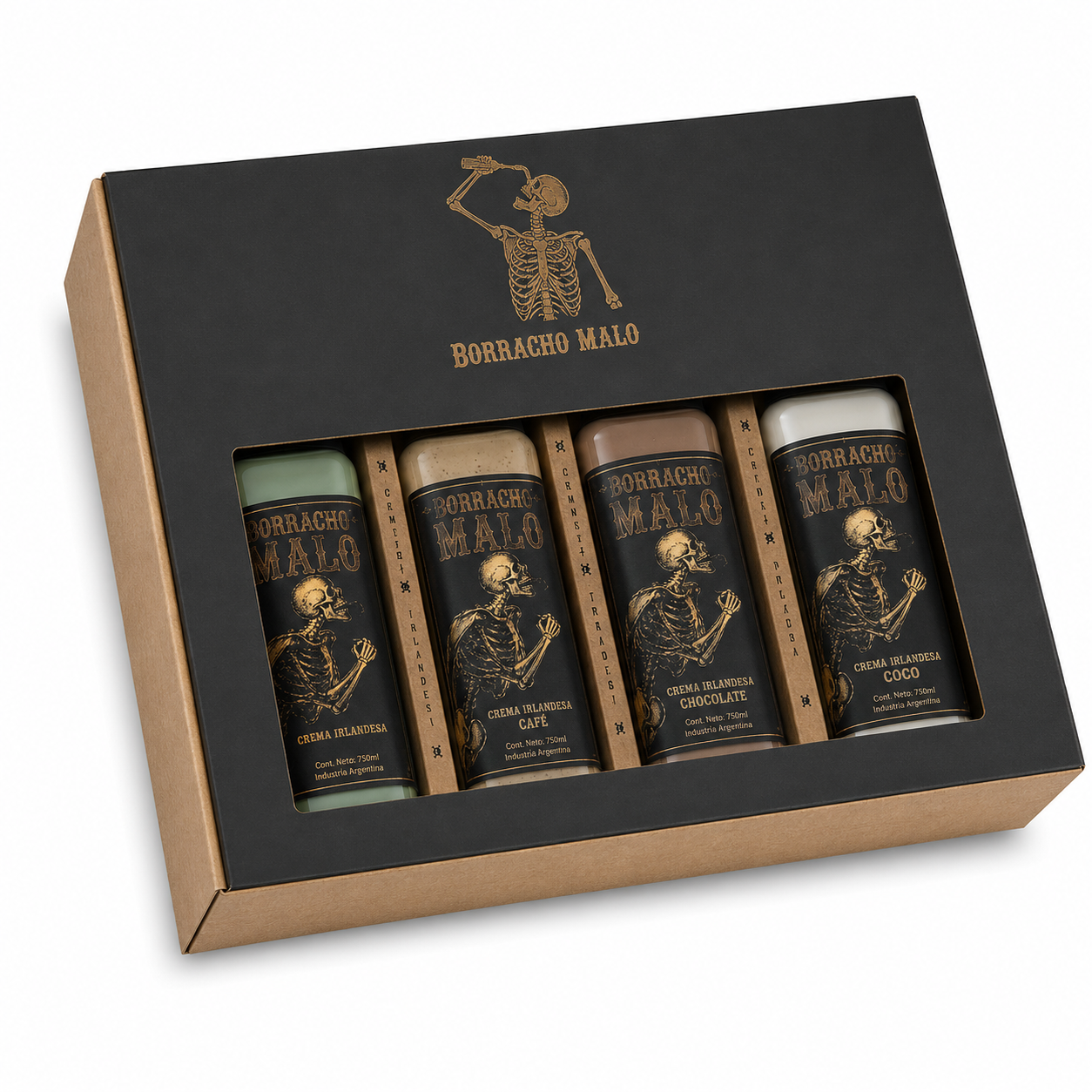 Estuche Crema Irlandesa Borracho Malo x4 250cc cu