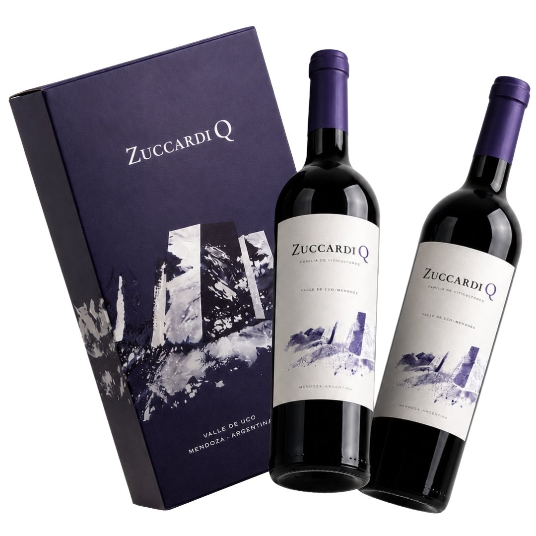 Estuche Zuccardi Q Malbec x2