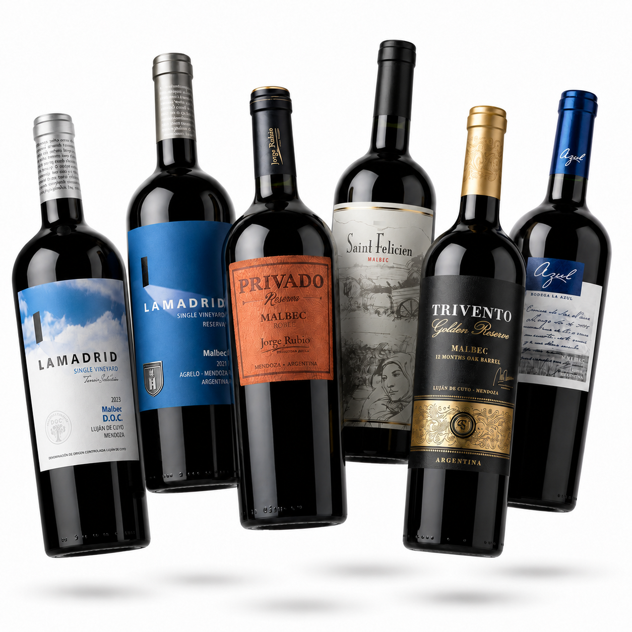 Mix Malbec de Mendoza x6 Clásicos y Reservas