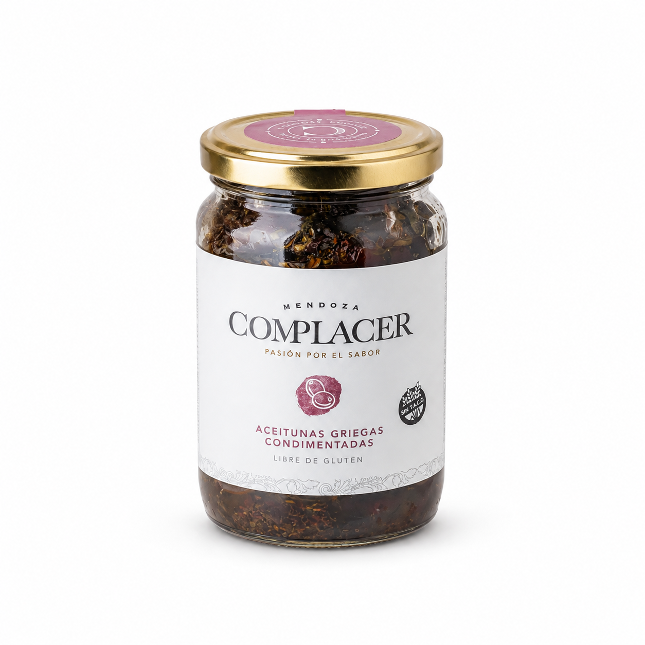 Aceitunas Negras Griegas Condimentadas Complacer 360cc