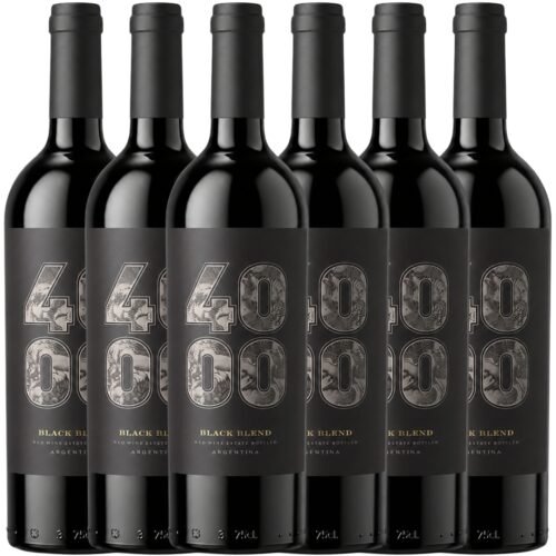 Vino Budeguer 4000 Gran Reserva Black Blend 750ml x6 unidades