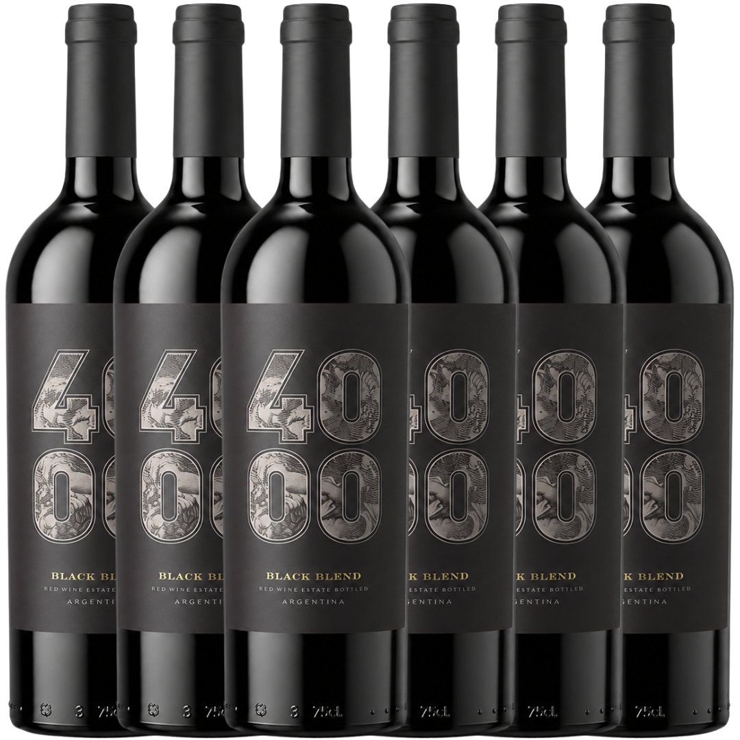 Caja Budeguer 4000 Gran Reserva Black Blend x6
