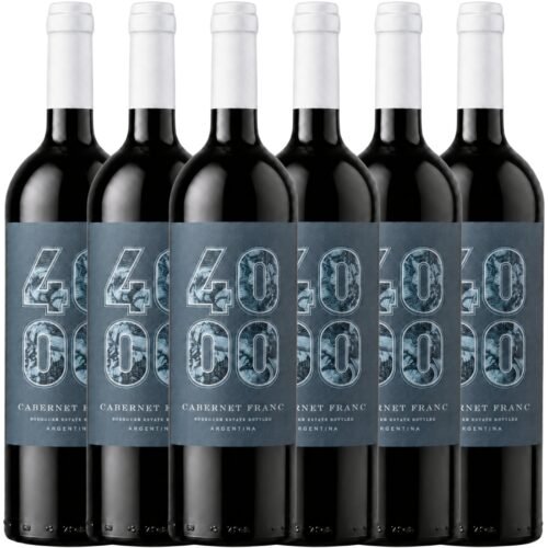 Vino Budeguer 4000 Reserva Cabernet Franc 750ml x6 unidades
