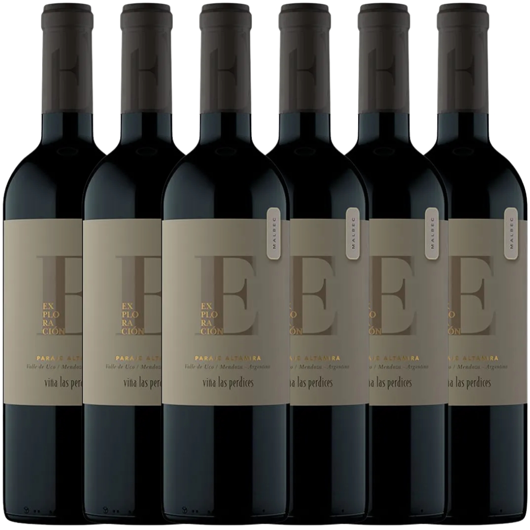 Caja Las Perdices Exploración Geográfica Paraje Altamira Malbec x6