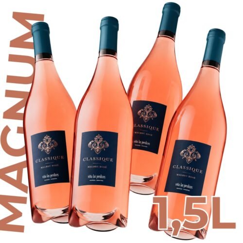 Caja Las Perdices Exploración Rosé Classique Malbec Magnum 1.5 litros x4