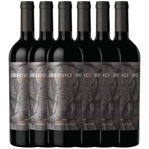 Caja x6 Desquiciado Salvaje Cabernet Franc 750ml | El Peral