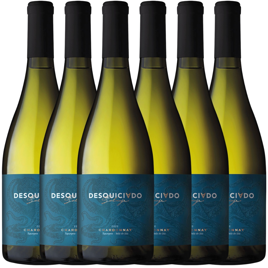 Caja x6 Desquiciado Salvaje Chardonnay 750ml