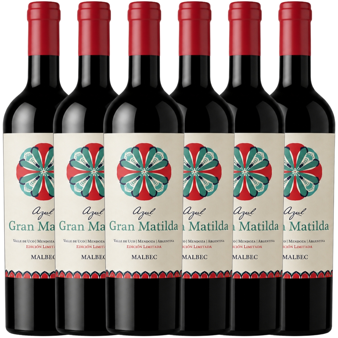 Caja x6 La Azul Gran Matilda Malbec 750ml
