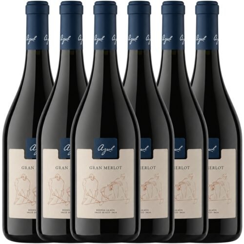 Caja x6 La Azul Gran Merlot 750ml | Alta gama