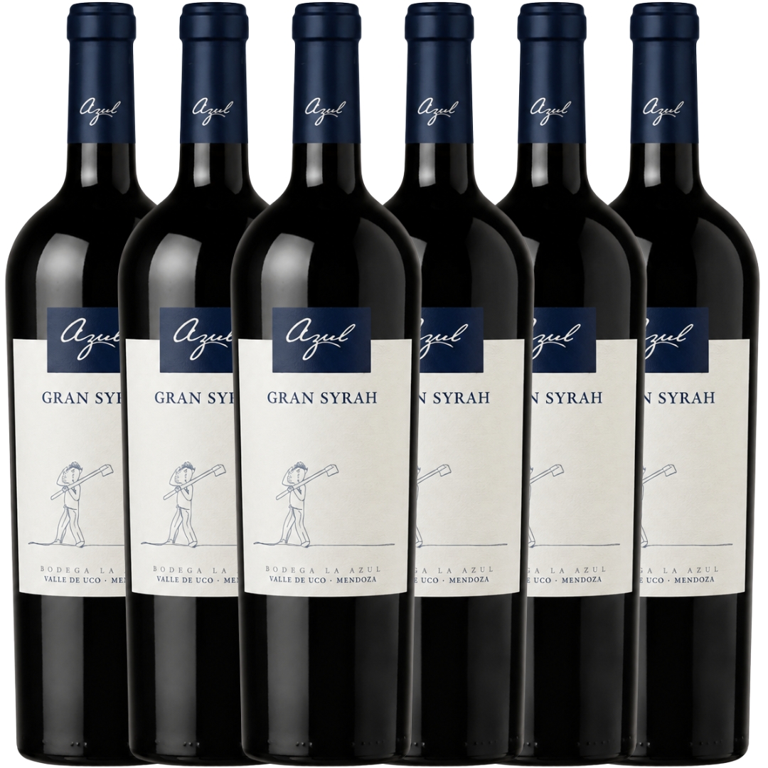 Caja x6 La Azul Gran Syrah 750ml