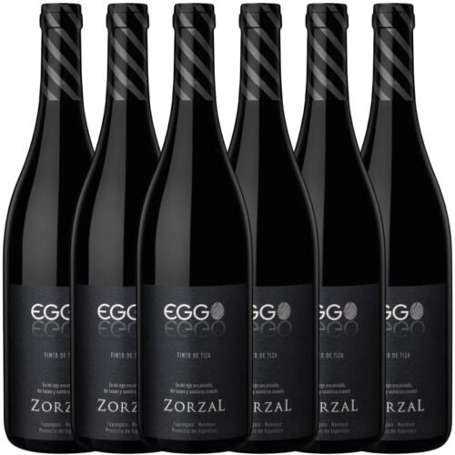Caja x6 Zorzal Eggo Tinto de Tiza Malbec 750ml | Gualtallary