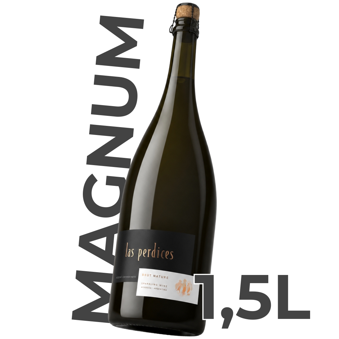 Espumante Las Perdices Magnum Brut Nature 1.5L