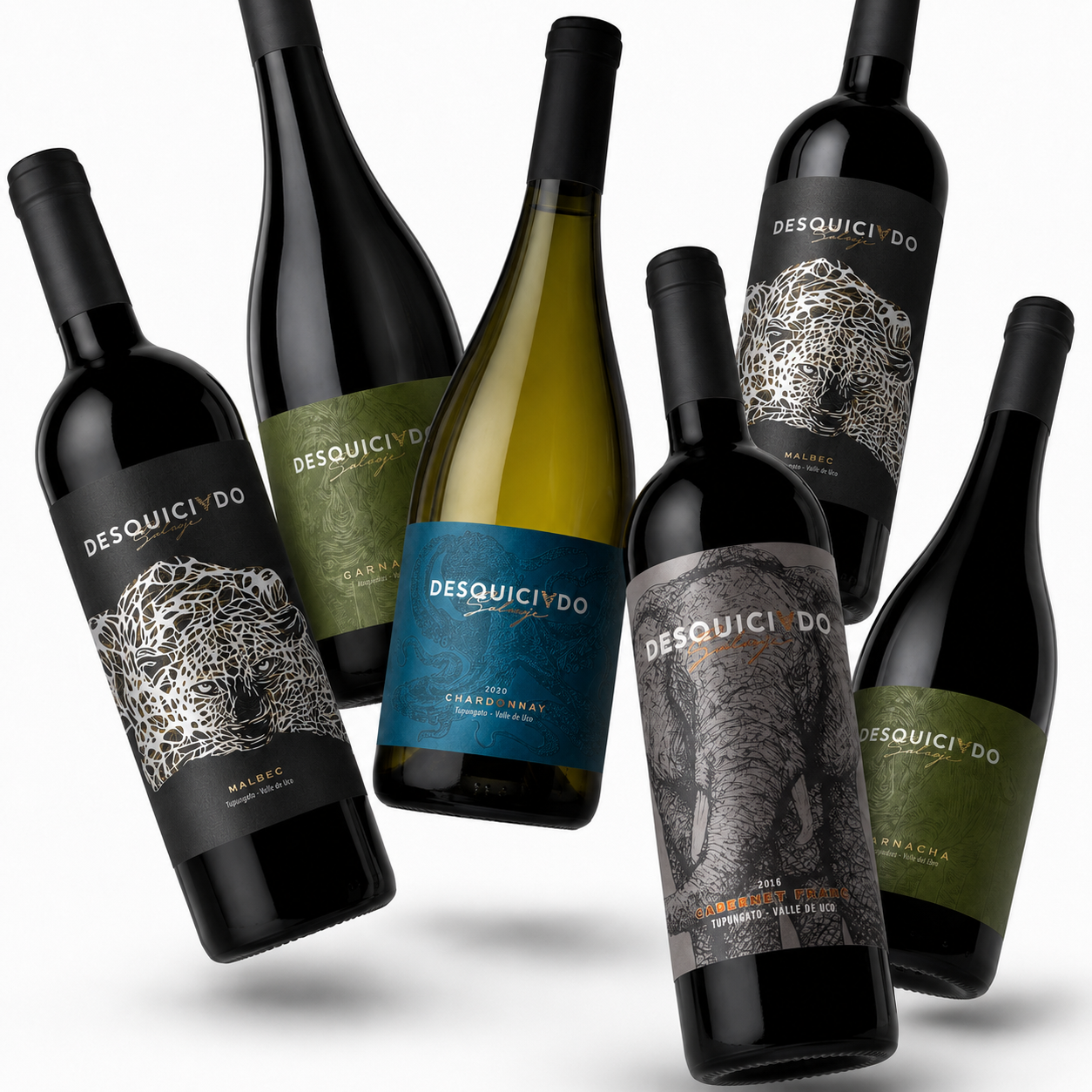 Mix Desquiciado Salvaje 6 botellas 750ml Varietales a elección