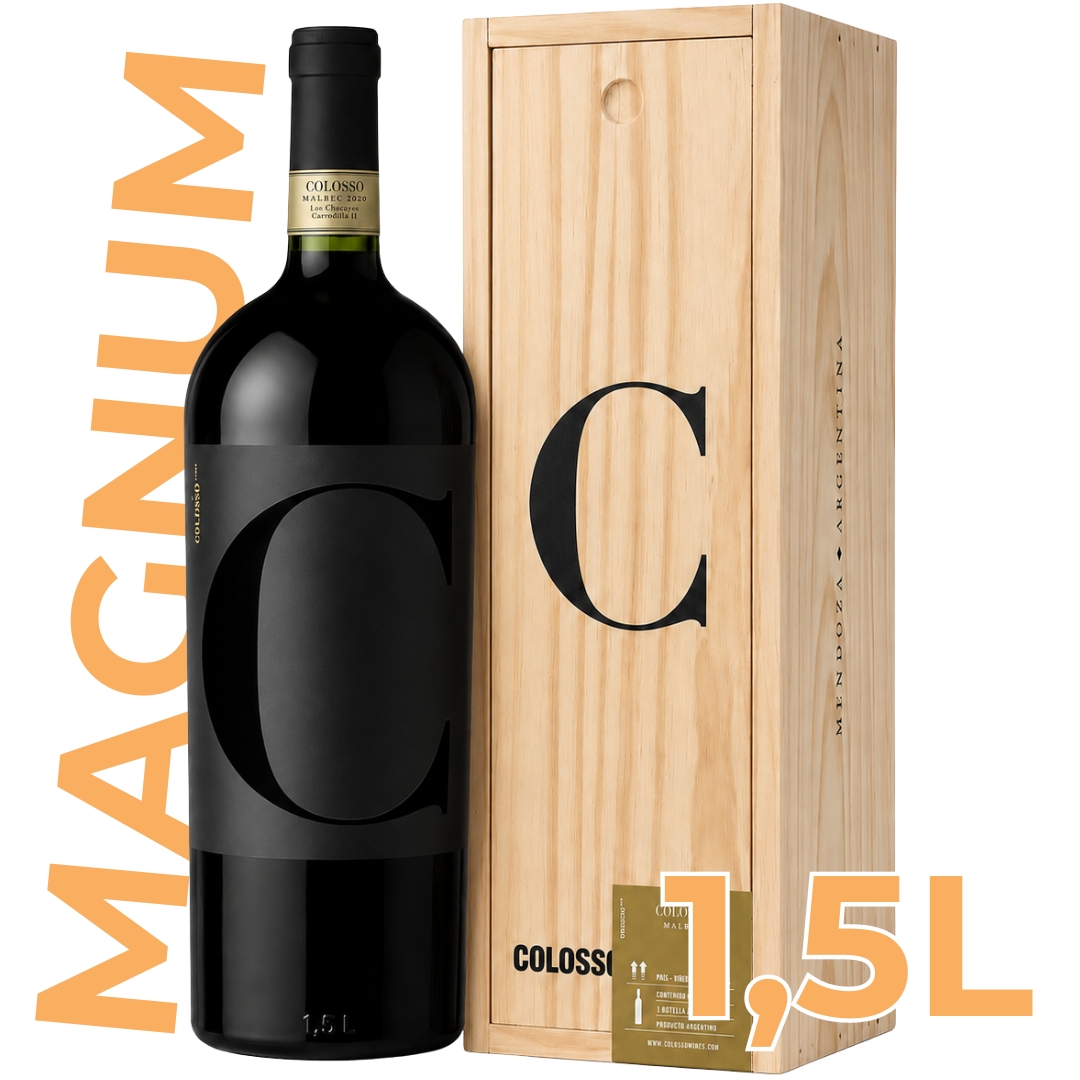 Vino Colosso Malbec Magnum 1,5L Los Chacayes