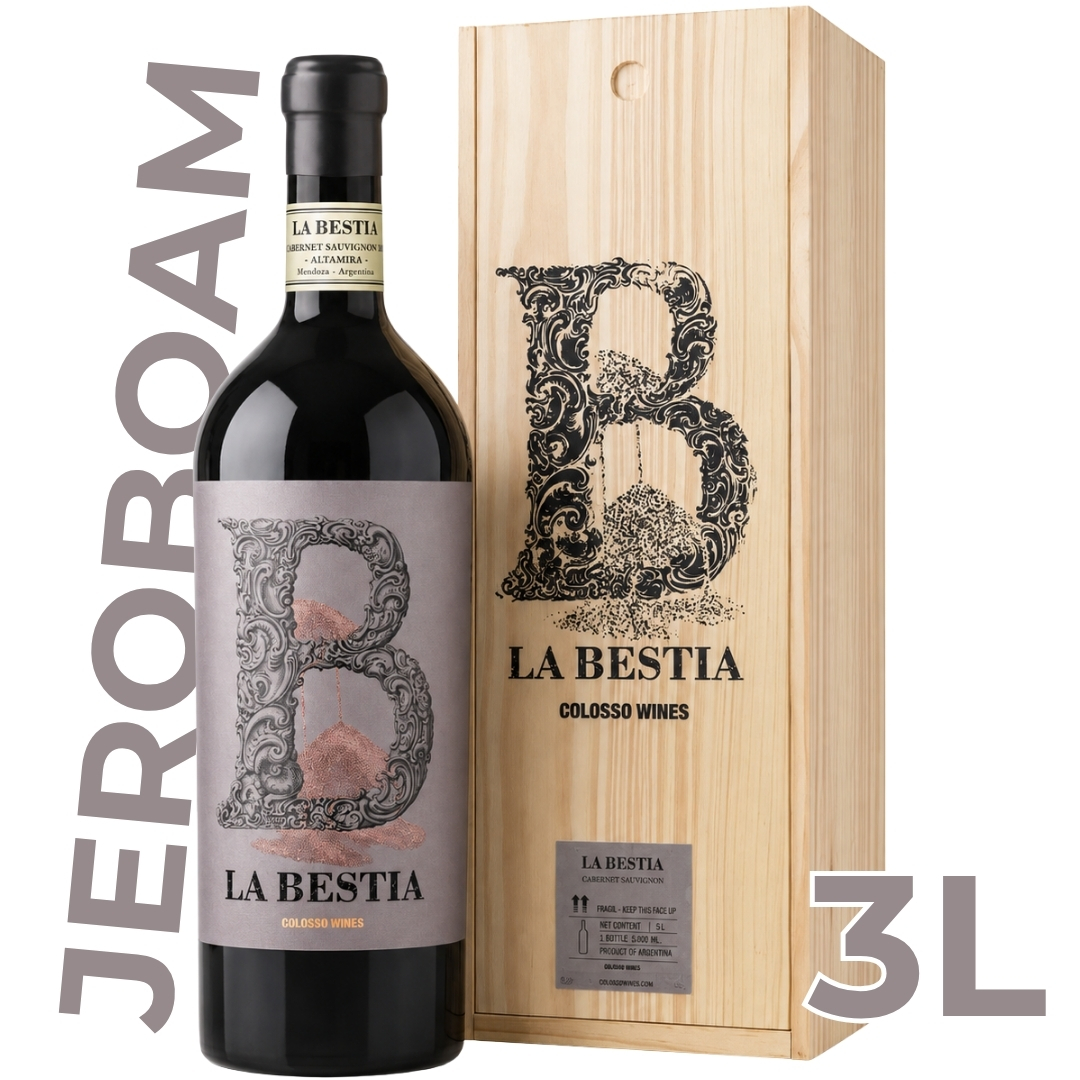 Vino La Bestia Cabernet Sauvignon Doble Magnum 3L Altamira