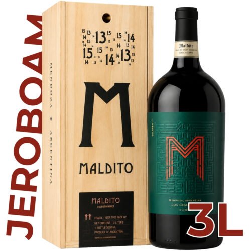 Vino Maldito Malbec Doble Magnum 3 litros | Blend de añadas