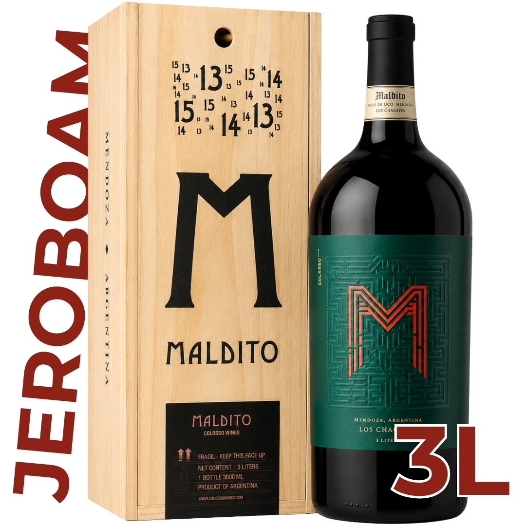 Vino Maldito Malbec Doble Magnum 3L