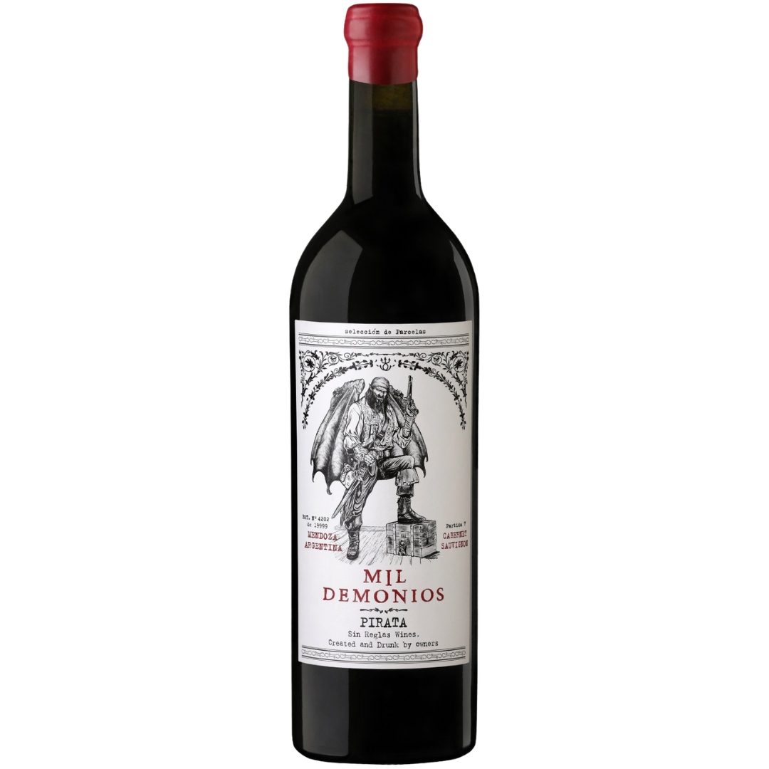 Vino Mil Demonios Pirata Cabernet Sauvignon 750ml Altamira