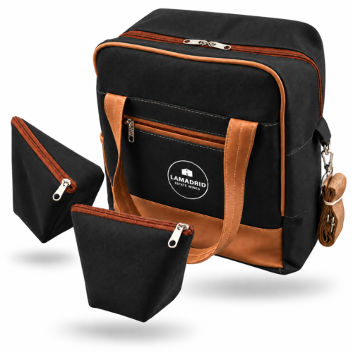 Bolso Porta Vino Matero Lamadrid Negro